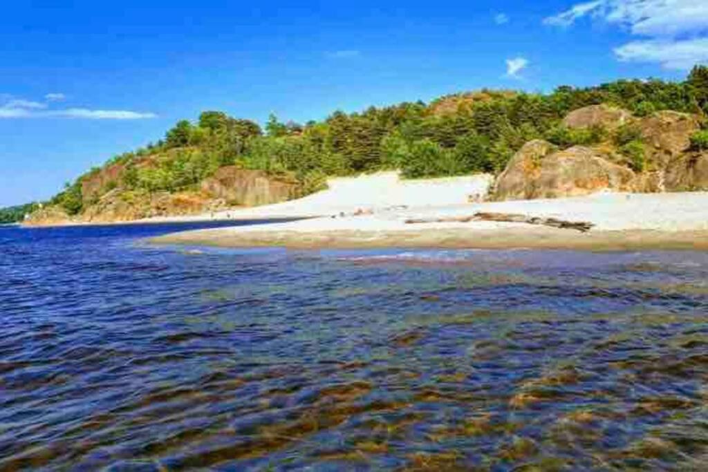 Idyllisk Lite Anneks Med Enestaende Uteplass Λάρβικ Εξωτερικό φωτογραφία